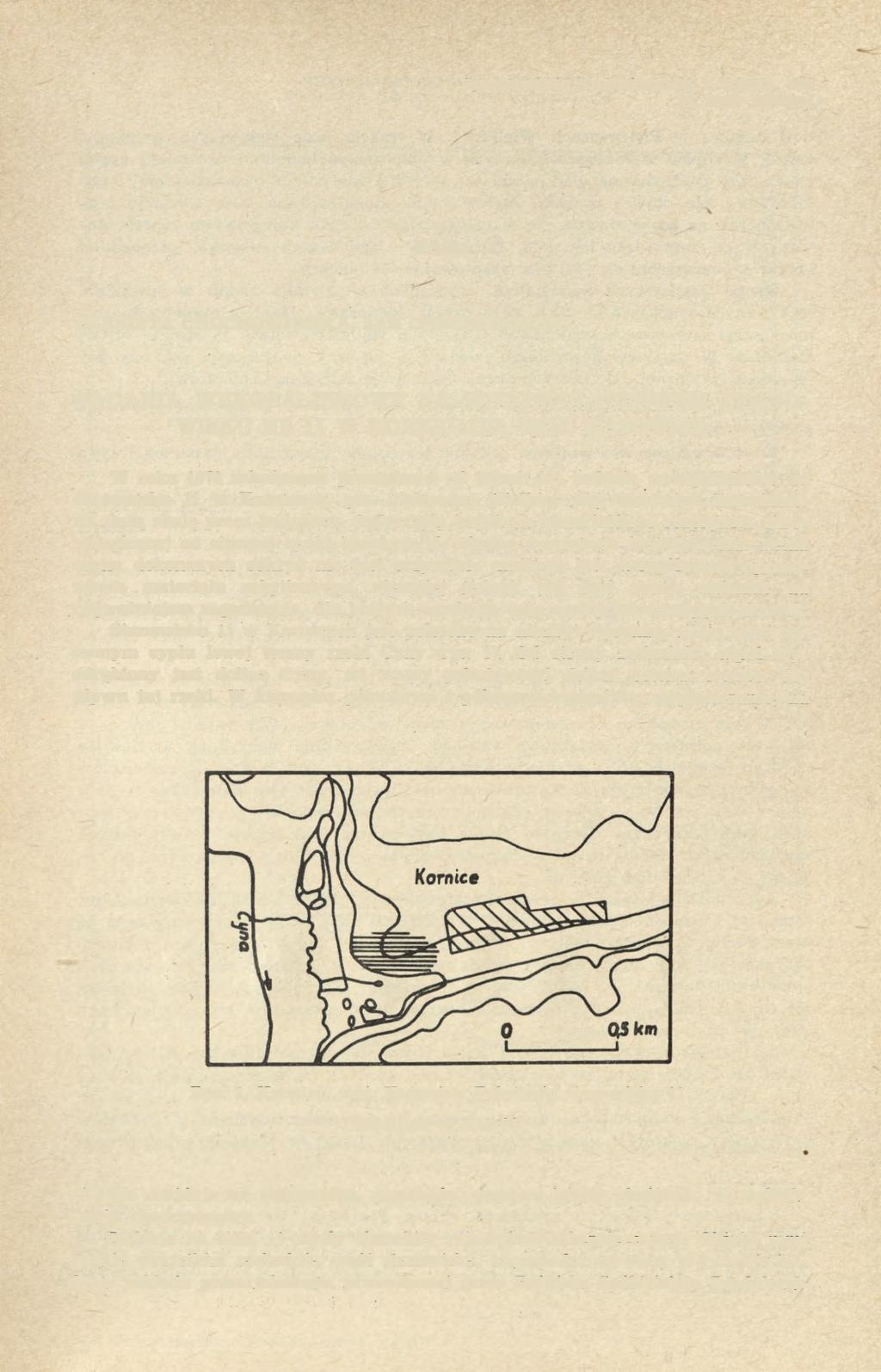 Sprawozdania Archeologiczne, t. XXXII, 1980 PL ISSN 0081-3834 Różne ELŻBIETA CHOCHOROWSKA, JAN CHOCHOROWSKI BADANIA WYKOPALISKOWE NA WIELOKULTUROWYM STANO- WISKU NR 11 W KORNICACH, WOJ.