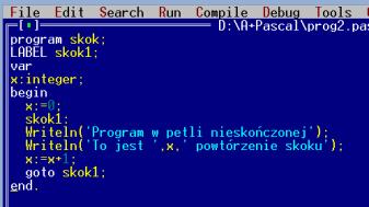 Funkcja skoku 43 Funkcje konwersji Funkcje systemowe wymagające modułu SysUtils Stosowane gdy wymagane jest dostosowanie zmiennej do wymogów wejściowych funkcji lub procedury FloatToStr StrToFloat