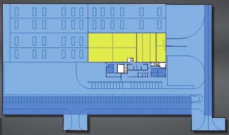 Thanks to LED technology it is possible to very precisely illuminate rooms which are already lit by daylight, in order for the lighting to meet all norms, while keeping energy consumption to an