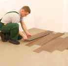 If the surface is not flat, it is possible to correct this using a self-levelling compound. However, if the surface irregularity is very noticeable, it will be necessary to level the whole floor.