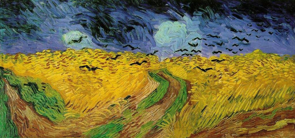 10. Ostatni obraz namalowany przez van Gogha nosi tytuł: a) Pole