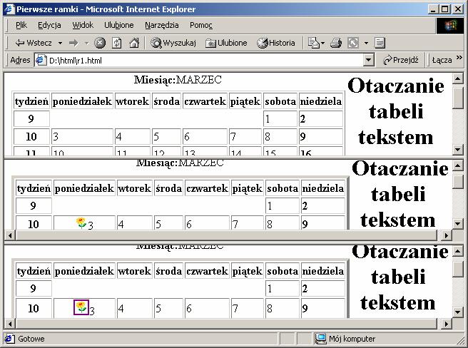 2. Ramki 2.1. Podstawy budowy ramek Rys. 11.