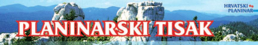 296 10, 2002 DVIJE NOVE KNJIGE O VELEBITU Godine 1990. objavio je akademik Sergej Forenbacher monumentalno djelo»velebit i njegov biljni svijet«od 800 stranica s 850 slika u boji.