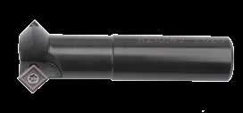 217.495 E Frezy trzpieniowe do fazowania z kątem przystawienia 45 End milling cutters for chamfering with setting angle 45 Fasenfräser 45 Фрезы концевые с углом в плане 45 217.