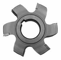 334.5D E Frezy składane tarczowe na przemian skośne Indexable side and face milling cutters, staggered teeth Scheibenfräser mit Wendeplatten, kreuzverzahnt Фрезы сборные дисковые 3-х сторонние с