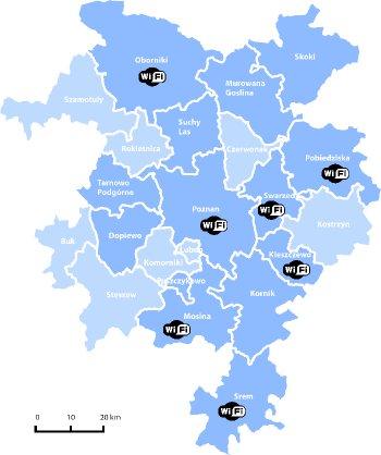 2. Wählen Sie das Netz wireless.poznan.pl aus der Liste der verfügbaren Netzwerke und verbinden Sie das Gerät. 3. Besitzen Sie bereits ein Konto, können Sie sich direkt einloggen.