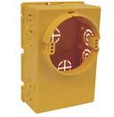 34 1 PUSZKI ELEKTROINSTALACYJNE - do ścian gipsowo-kartonowych KUH 1/L - puszka uniwersalna PVC -5 - +60 C 850 C A1 - F 30 sec.