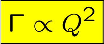 Formuła Van Royena- Weisskopfa: Przewidywania: Q 2 = i Q i 2 - kwadrat sumy ładunków kwarków.