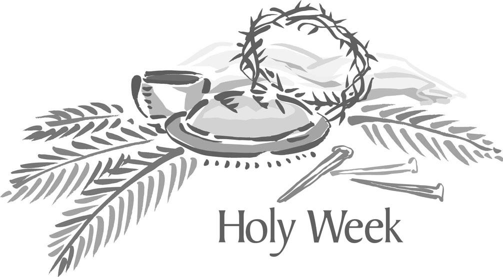 Please invite your families and friends to join us in these important liturgical celebrations, and consider making a generous Easter donation to our church.