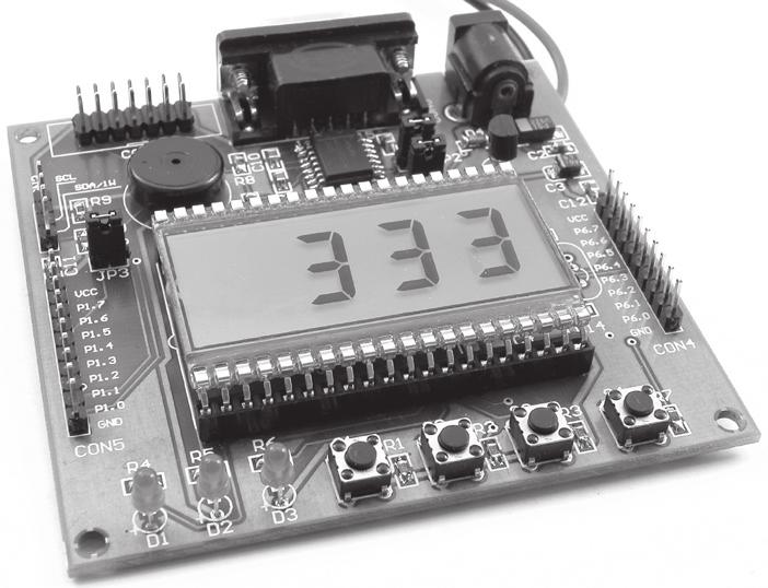 Taki zestaw dla mikrokontrolerów firmy Texas Instruments prezentujemy poniżej.