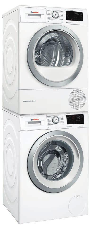 Suszarka z pompą ciepła WTW876E0PL Pojemność 8 kg System AutoDry Sensitive Drying System Oświetlenie wnętrza Samoczyszczący