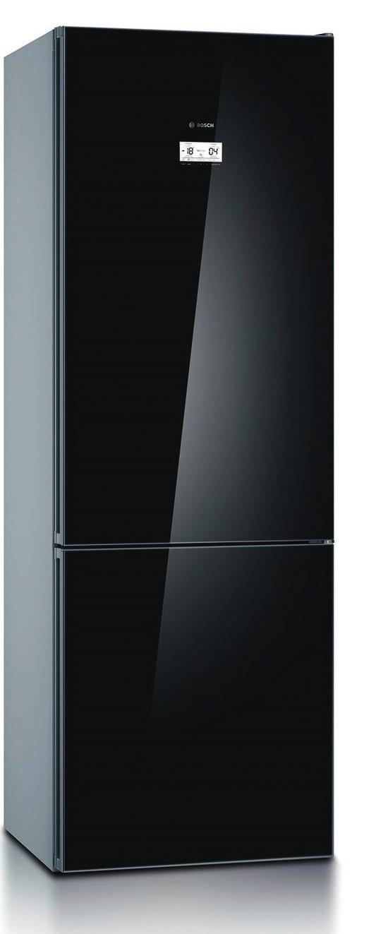 Touch Control Metalowe filtry przeciwtłuszczowe Klasa C 3499,- Lodówka KGN49LB30 Czarny szklany front Wysokość 203 cm Szerokość