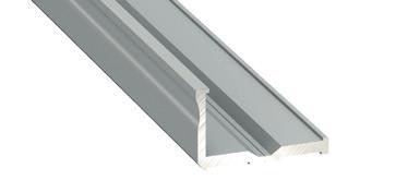 erfil Side rofil LED E rofile LED E / LED-rofil E (lakierowany) white (lacquered) / weiß