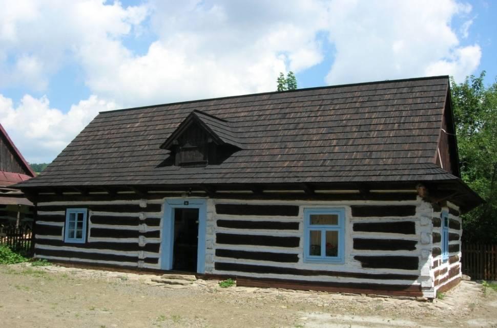 Beskid Niski - Łemkowszczyzna przejście piesze szlakami Beskidu Niskiego, łemkowska zagroda maziarska