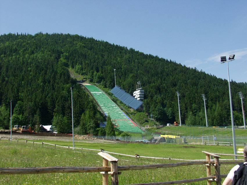 Zakopane kolejka na Gubałówkę, zjazd z Butorowego Wierchu;