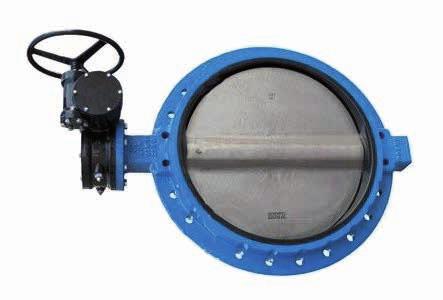 Wafer Butterfly Valve Затвор поворотный дисковы межфланцевый типа Wafer Przepustnica międzykołnierzowa z otworami centrującymi DN700 - DN1200 (EPDM/NBR) The Wafer Butterfly Valve is available with