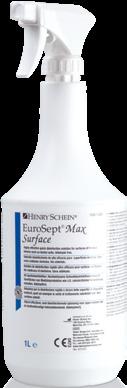 25 pln* EUROSEPT MAX SURFACE 1 L Gotowy do użycia, na bazie alkoholu środek do szybkiej dezynfekcji produktów medycznych i sprzętu medycznego.