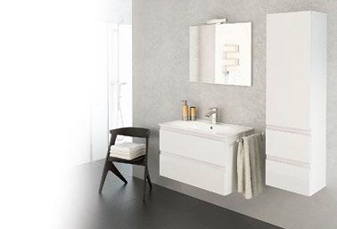 Polska Deco zestaw meblowy 80 cm MDF buk truflowy umywalka konglomeratowa system soft-close szafka boczna wysoka w cenie 790 zł (na zamówienie) Senso zestaw meblowy 60 cm 2 szuflady nowe