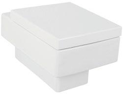 systemem Rimless 54 37 cm Me by Starck miska wc podwieszana z deską