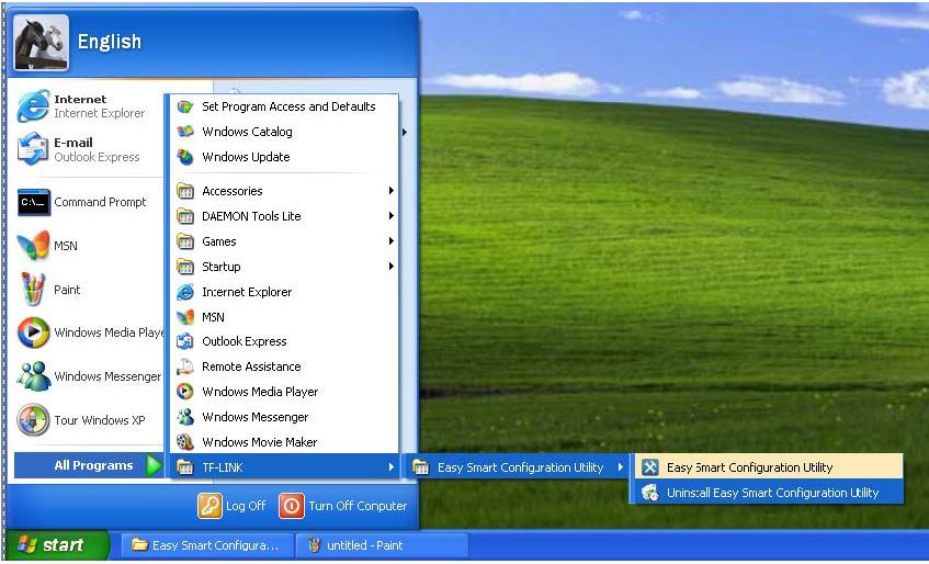Jak zacząć Dezinstalacja narzędzia 4 Dezinstalacja narzędzia Jeżeli chcesz odinstalować narzędzie Easy Smart, wykonaj poniższe kroki: 1) Na pasku zadań systemu Windows kliknij, wybierz All Programs