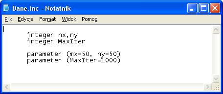 deklarowanie stałych w jednym miejscu programu (najlepiej na samym początku lub w pliku dołączanym) przykład zastosowania