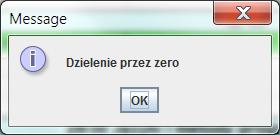 switch (op) { case '+': case 'd': c = a + b; wynik = a + " " + "+" + " " + b + " = " + c; break; case '/': case '\\': if (b!