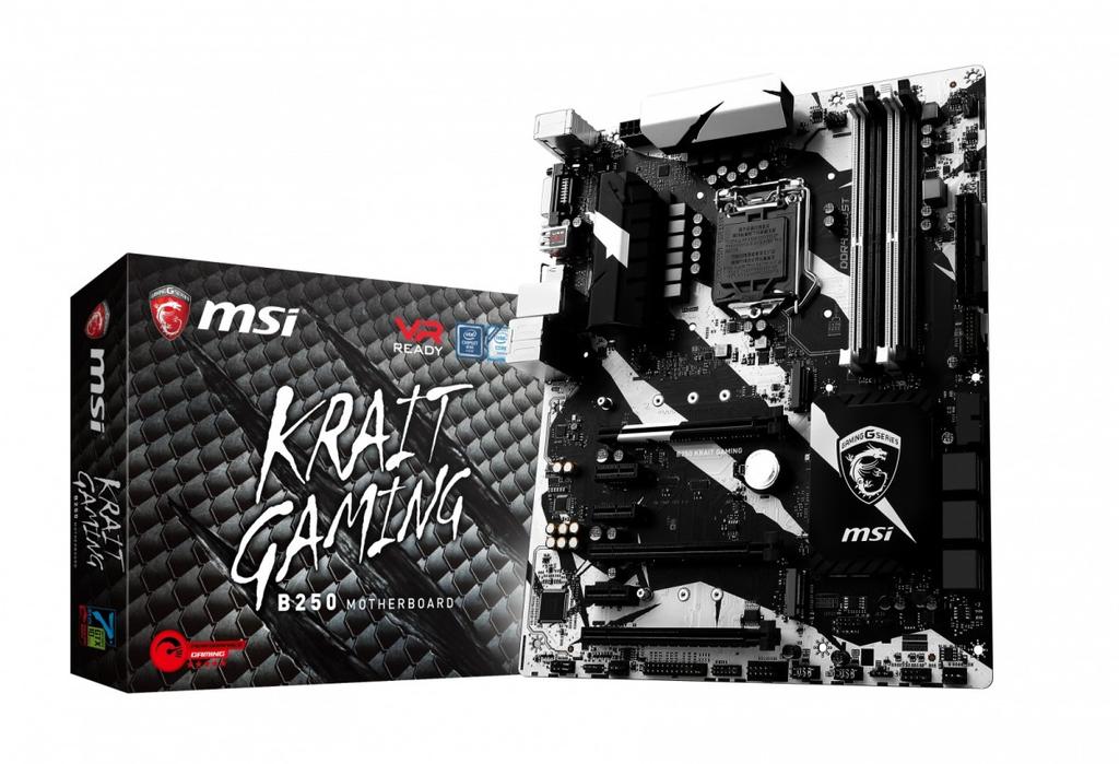 MSI B250 KRAIT GAMING s1151 4DDR4 2M.2/2USB3.
