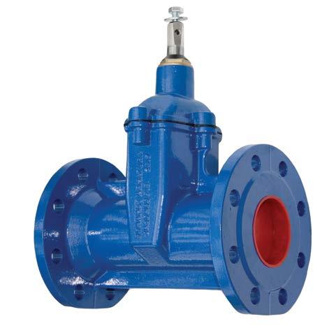 ZASUWA KOŁNIERZOWA Z KLINEM GUMOWYM FLANGED VALVE WITH RUBBER WEDGE ЗАДВИЖКА ФЛАНЦЕВАЯ С ОБРЕЗИНЕННЫМ КЛИНОМ TYP / TYPE / ТИП ZK2 SZ14 DIN F4 PN16 GJS TYP / TYPE / ТИП ZK2 SZ15 DIN F5 PN16 GJS 61.851.