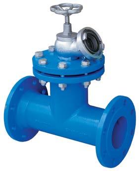CZYSZCZAK KOŁNIERZOWY Z ZAWOREM HYDRANTOWYM DOUBLE FLANGE SERVICE CONNECTOR WITH THE HYDRANT VALVE ФИЛЬТР ФЛАНЦЕВЫЙ ОСАДОЧНЫЙ 20.300.