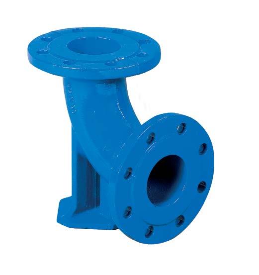 H DN L KOLANO KOŁNIERZOWE N ZE STOPĄ FLANGED N ELBOW WITH FOOT КОЛЕНО ФЛАНЦЕВОЕ С ЛАПОЙ TYP / TYPE / ТИП PN10/PN16 44.200.