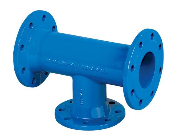 TRÓJNIK KOŁNIERZOWY T FLANGED TEE T ТРОЙНИК ФЛАНЦЕВЫЙ Т-образный TYP / TYPE / ТИП PN10/PN16 44.580.DN.
