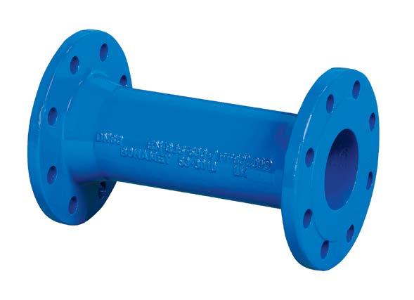DN KRÓCIEC DWUKOŁNIERZOWY FF DOUBLE FLANGE STUB PIPE FF ПАТРУБОК ДВУХФЛАНЦЕВЫЙ FF TYP / TYPE / ТИП PN10/PN16 44.260.DN.L - GJL 45.260.DN.L - GJS DN L GJL dla L=100mm Masa (kg) Mass (kg) Mасса (кг)