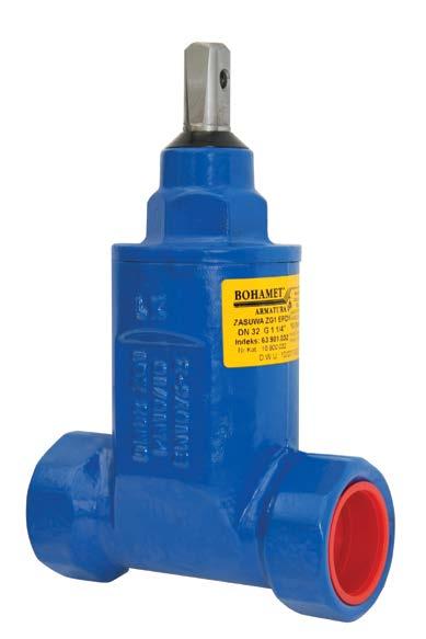 ZASUWA GWINTOWANA Z KLINEM GUMOWANYM THREADED GATE VALVE WITH GUMMED WEDGE ЗАДВИЖКА РЕЗЬБОВАЯ С ОБРЕЗИНЕННЫМ КЛИНОМ TYP / TYPE / ТИП ZG2 ŻELIWO SFEROIDALNE GJS DUCTILE CAST IRON GJS СФЕРОИДАЛЬНЫЙ
