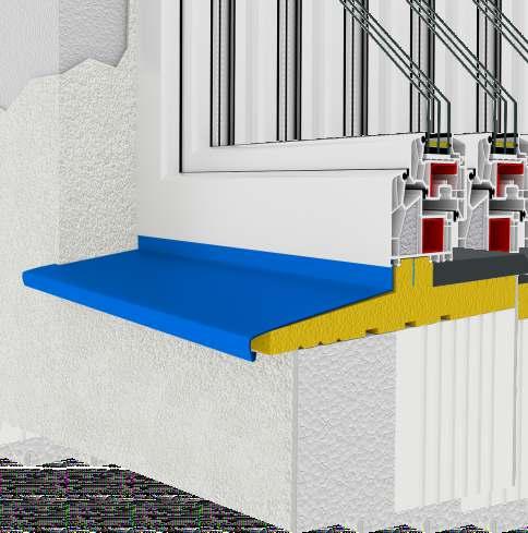 Parapety wewnętrzne PCV RAMA OKIENNA PARAPET WEWNĘTRZNY KLEJ PARAPET ZEWNĘTRZNY DOCIEPLENIE BUDYNKU PCV KOMOROWE - CIĘTE NA