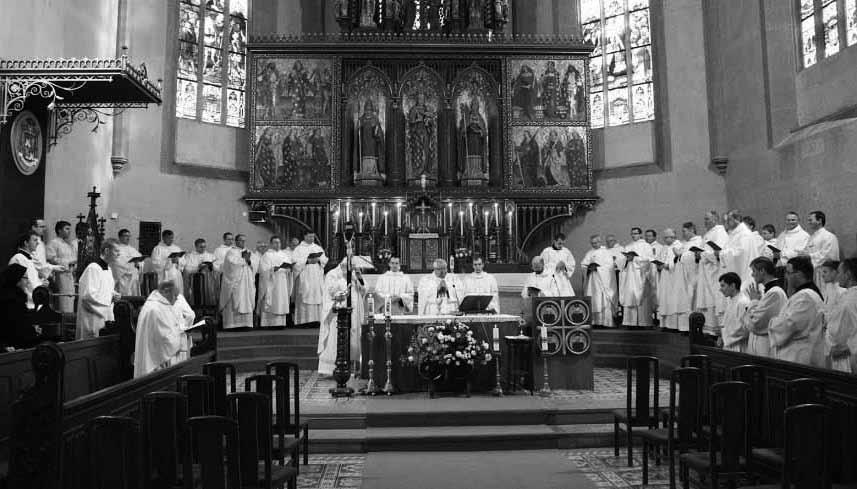 Jána Nepomuckého, patróna seminára a tiež sa zúčastnili stretnutia bohoslovcov z Čiech, Moravy a Slovenska na Velehrade. V rámci púte navštívili miesta spojené so životom sv.
