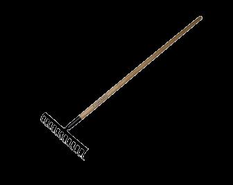 PIELĘGNACJA GLEBY Grabie i motyka Grabie 12-zębne Długość: 1560 mm Szerokość 305 mm Ciężar 700 g Szt./opak. 4 1014811 Hartowana głowica z wysokiej jakości stali. Trzonek z selekcjonowanego drewna.