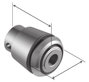 TulejkI zaciskowe ER-M o gwintowników ER-M Collets with square rive ER-M Gewinebohrzange mit Ihnenvierkant Цанги ER-M Typ Type IN Precyzja Precision Zakres mocowania Claping range ø ERM.