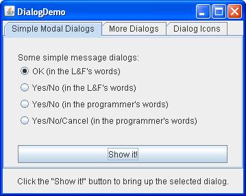 Dialog - zastosowanie