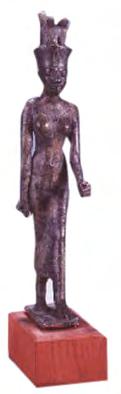 : 26,70 cm Kraj kradzieży: Egipt 2011/15627-1.9 33. bogini NeItH brąz wys.