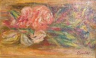 MONET CLAUDE Widok miasteczka Vetheuil Olej, płótno, 46 x 61,5 cm Kraj kradzieży: Węgry 6.