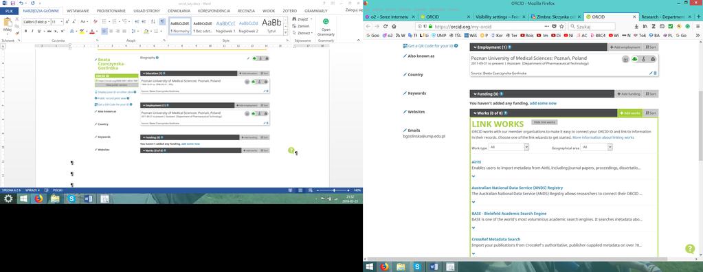Doszliśmy więc do miejsca, które wymaga więcej uwagi +Add works.