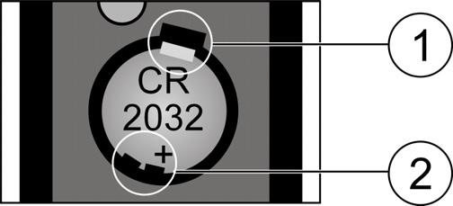Rozpoczynanie użytkowania dzwonka drzwiowego Instalowanie baterii Nadajnik Nadajnik wymaga zasilania jedną baterią 3 V typu CR2032.
