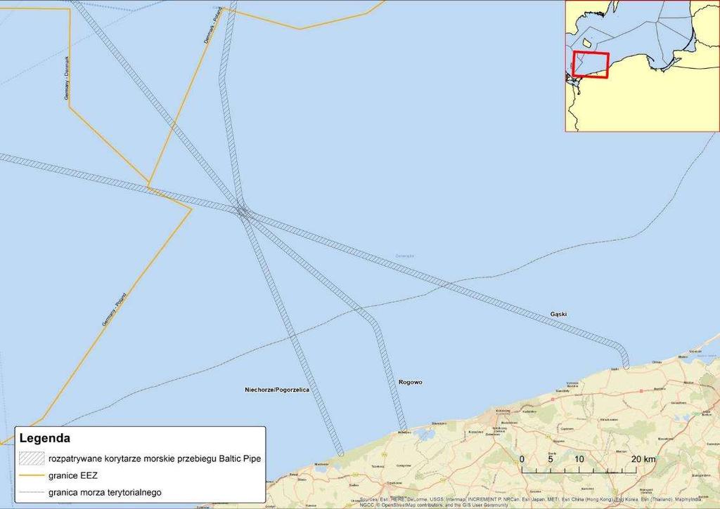 Podstawowe informacje o projekcie rozważane warianty 1. 246 302 km - długość rurociągu podmorskiego (zależny od wariantu) 2. 61-94 km - długość rurociągu w części polskiej (zależny od wariantu) 3.
