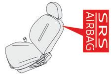 Bezpieczeństwo Boczne poduszki powietrzne W razie silnego uderzenia bocznego system chroni kierowcę i pasażera na przednim siedzeniu, ograniczając niebezpieczeństwo uszkodzenia torsu pomiędzy biodrem