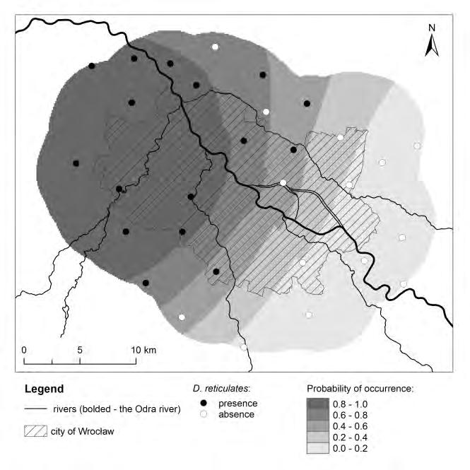 done using semiautomatic procedure in the Geostatistical Analyst extension of ArcGIS, applying Gaussian function and nugget effect allowed.