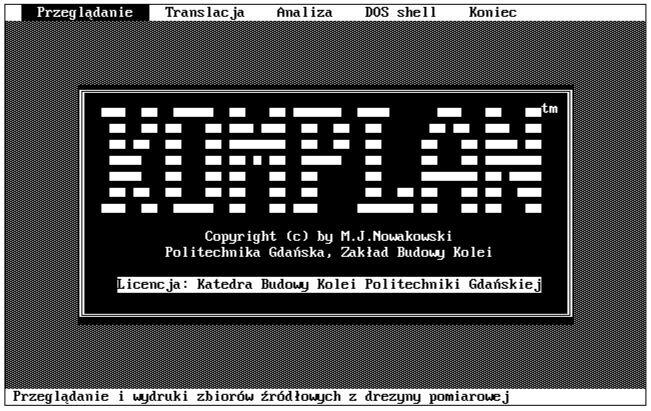 pozostałe KOMPLAN - KOMputerowe PLANowanie napraw nawierzchni (w