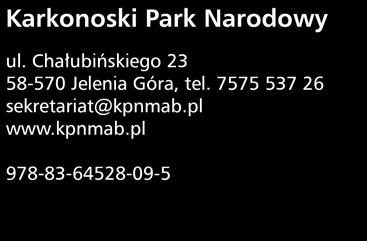Parku Narodowego Monitoring porostów