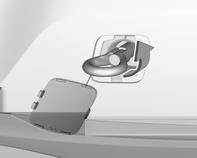 Ucho holownicze znajduje się w skrzynce z narzędziami samochodowymi 3 286. Wkręcić ucho holownicze, obracając je do oporu, i ustawić w położeniu poziomym.