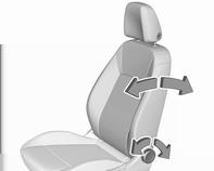 Wyregulować podparcie odcinka lędźwiowego tak, aby kręgosłup był wygięty w naturalny sposób. Ręczna regulacja fotela Podczas jazdy wszystkie siedziska i oparcia powinny być zawsze zablokowane.
