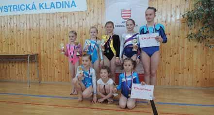 Gymnasti a gymnastky z domáceho gymnastického klubu ŠK UMB Banská Bystrica získali výborné umiestnenia a vo viacerých kategóriách sme dominovali.